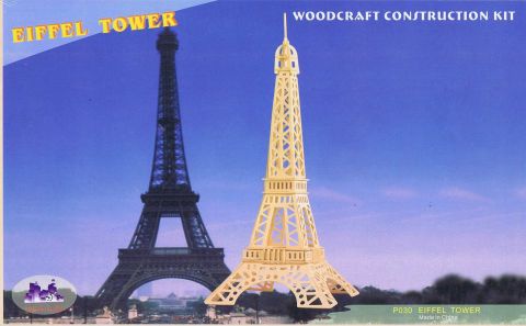 Eiffel Tower, Woodcraft Construction Kit (1)